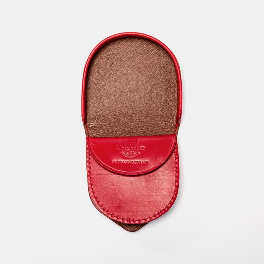 Whitehouse Cox】赤 ブライドルレザー コインケース・小銭入れ 希少