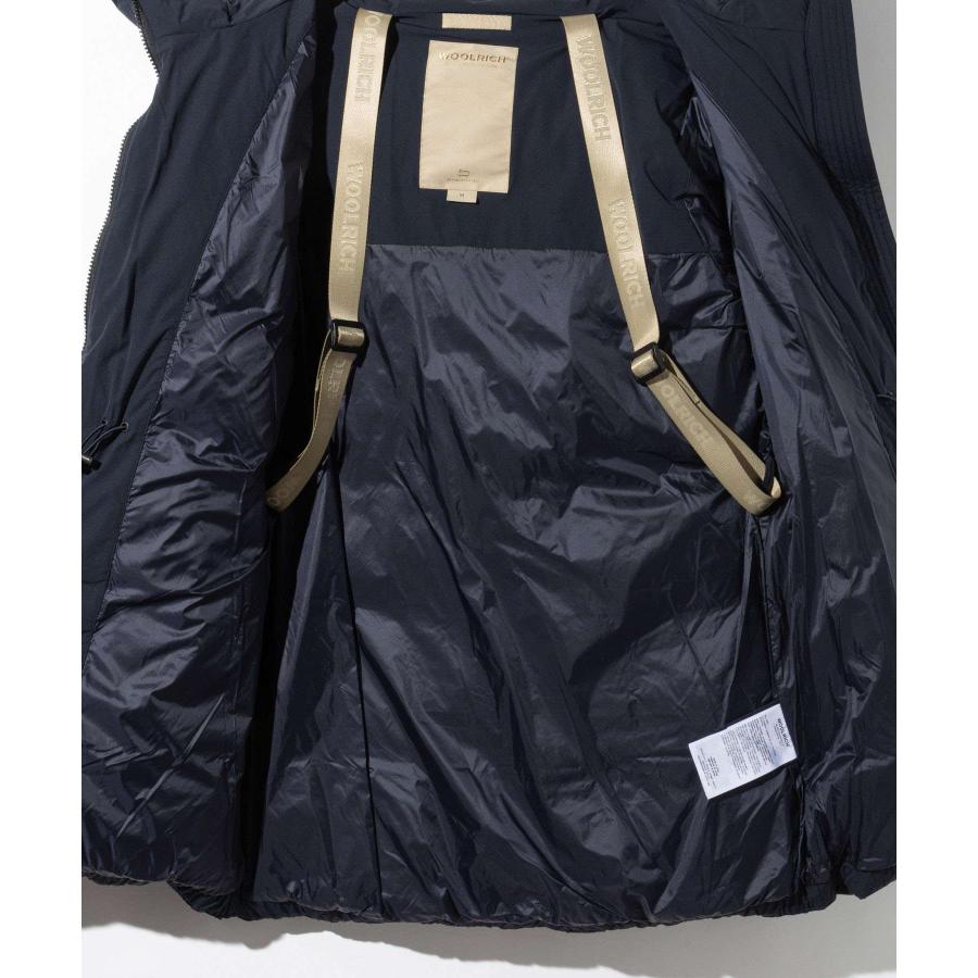 【新品】WOOLRICH 3WAY タグ付き ネイビー ダウン モッズコート M 新品】WOOLRICH 3WAY タグ付き ネイビー ダウン モッズコート M