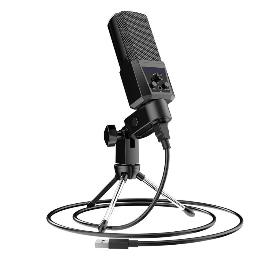 コンデンサーマイク Usb 単一指向性 Pcマイク 卓上マイク Usbマイク三脚スタンド付き 音量調節可能 録音 生放送 Youtube オンラインチャット ゲーム実況対応 Ms Mv3 U Teal 通販 Yahoo ショッピング