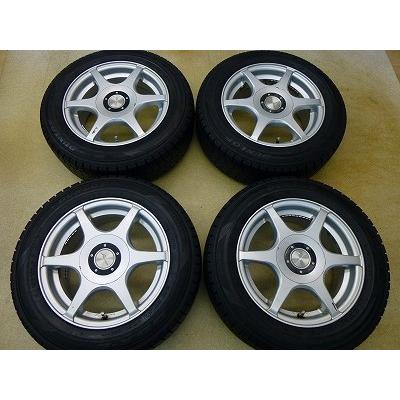 中古 スタッドレスタイヤ アルミホイール付 ダンロップ DSX-2 175  