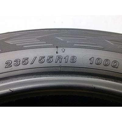 タイヤ 中古 スタッドレス ヨコハマ アイスガード SUV G075 235/55R18  