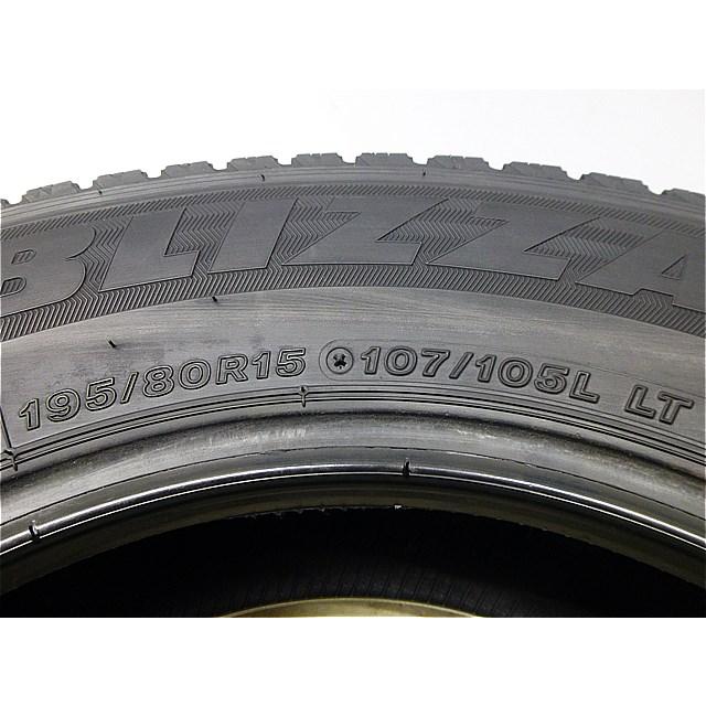 中古 スタッドレスタイヤ ブリヂストン ブリザック VL1 195/80R15 LT 