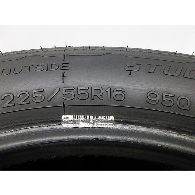 ナンカン CORSAFA スタッドレスタイヤ 225/55R/16(4本)【中古】(511001001) NANKANG（ナンカン） 中古 スタッドレスタイヤ CORSAFA ESSN-1 225