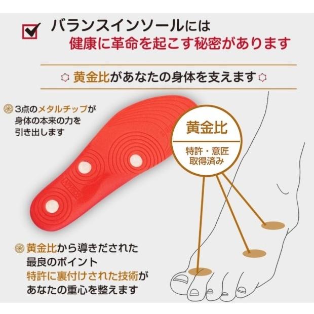 TUNERS バランスインソール 2D ヒール用 ワンサイズ 18〜25cm 1足入り