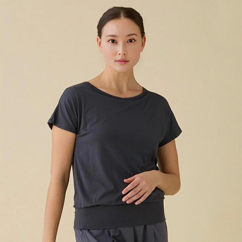 suria（スリア） レジーヌトップ ヨガウェア トップス Tシャツ 半袖