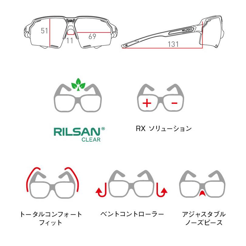 SALE RUDYPROJECT ルディープロジェクト DELTABEAT デルタビート サングラス インパクトX ランニング マラソン サイクリング 自転車 快適 視界良好 通勤 通学_5