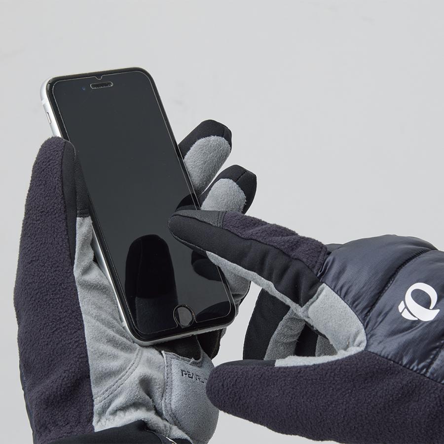 Pearl Izumi パールイズミ キルト メガ グローブ タッチパネル 男性用 操作 グローブ 指先 防風性素材 中綿キルティング 温か 軽い スリム設計 自転車の画像