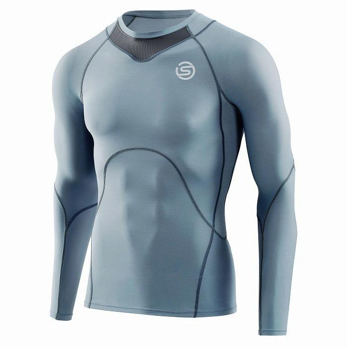 SKINS（スキンズ） SERIES-3 メンズ トップス ロングスリーブ ネイビー