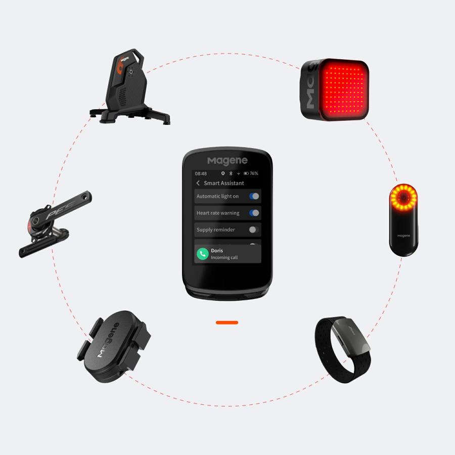Magene マージーン C506 スマート GPS バイクコンピュータ NEWモデル