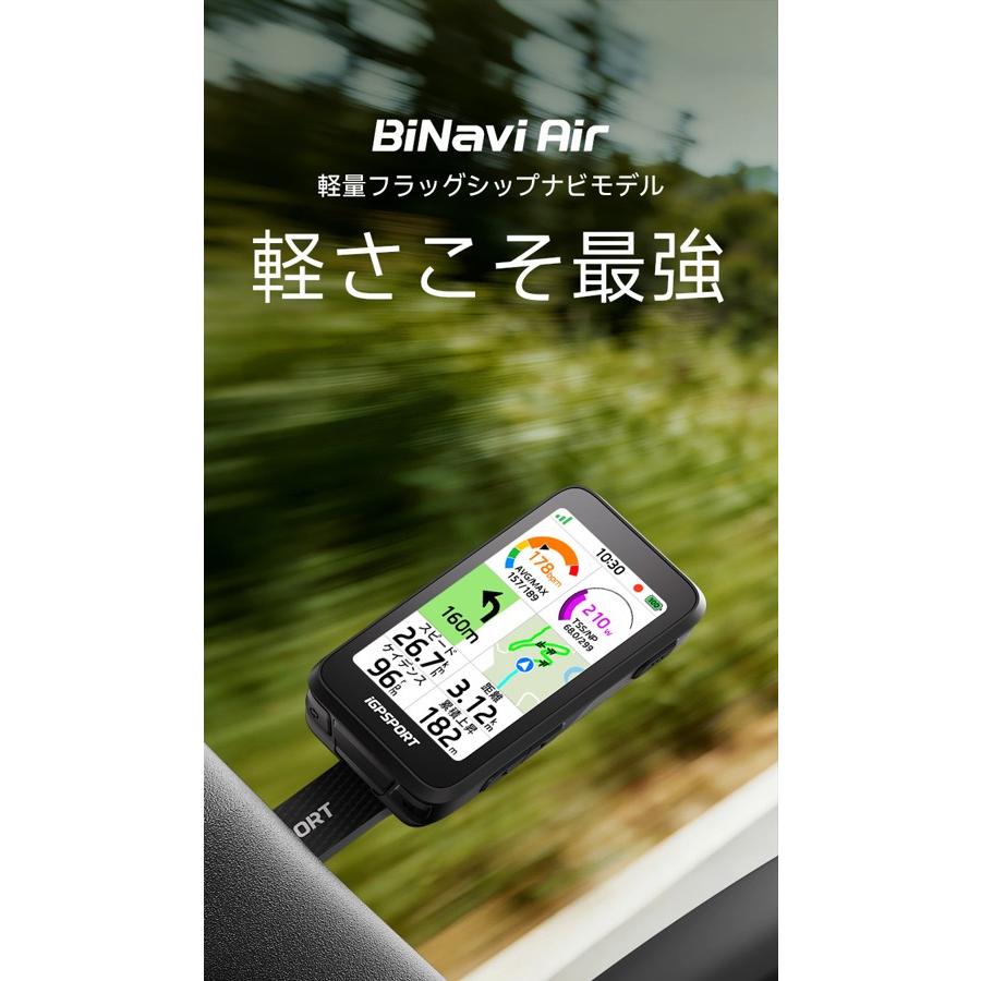 新商品】iGPSPORT アイジーピースポーツ Binavi Air 正規品 軽量