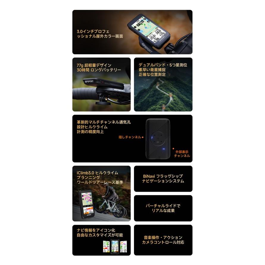 新商品】iGPSPORT アイジーピースポーツ Binavi Air 正規品 軽量