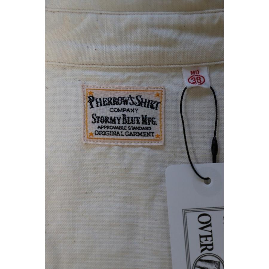 Pherrow's（フェローズ） シャンブレーウエスタンシャツ ロングホーン