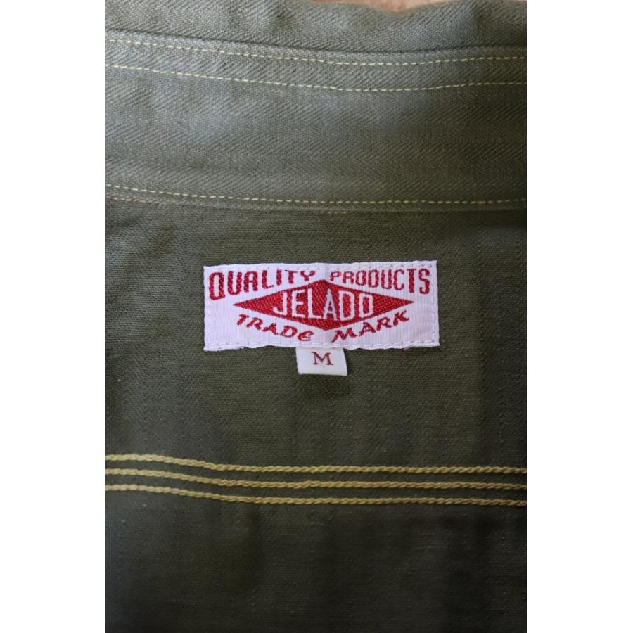JELADO ジェラード Railroader Shirts M OLV MIDDLE PIRIOD