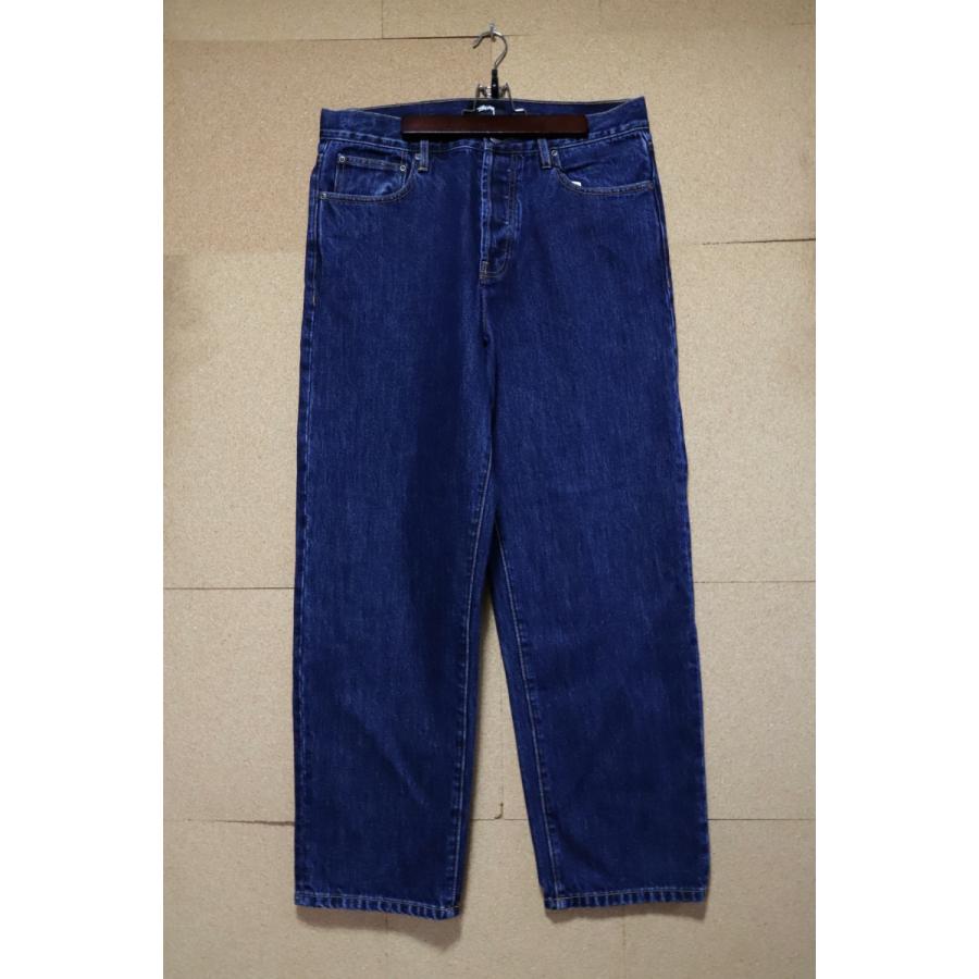 STUSSY ステューシー Big Ol Jeans W32 IDG 脇割り 13.5oz 裾スレ有 STU-116432 ストリート 古着 :3000025247800128:UV CLOTHING STORE OVERLOCK 通販 Stussy ステューシー ワイドデニム W32