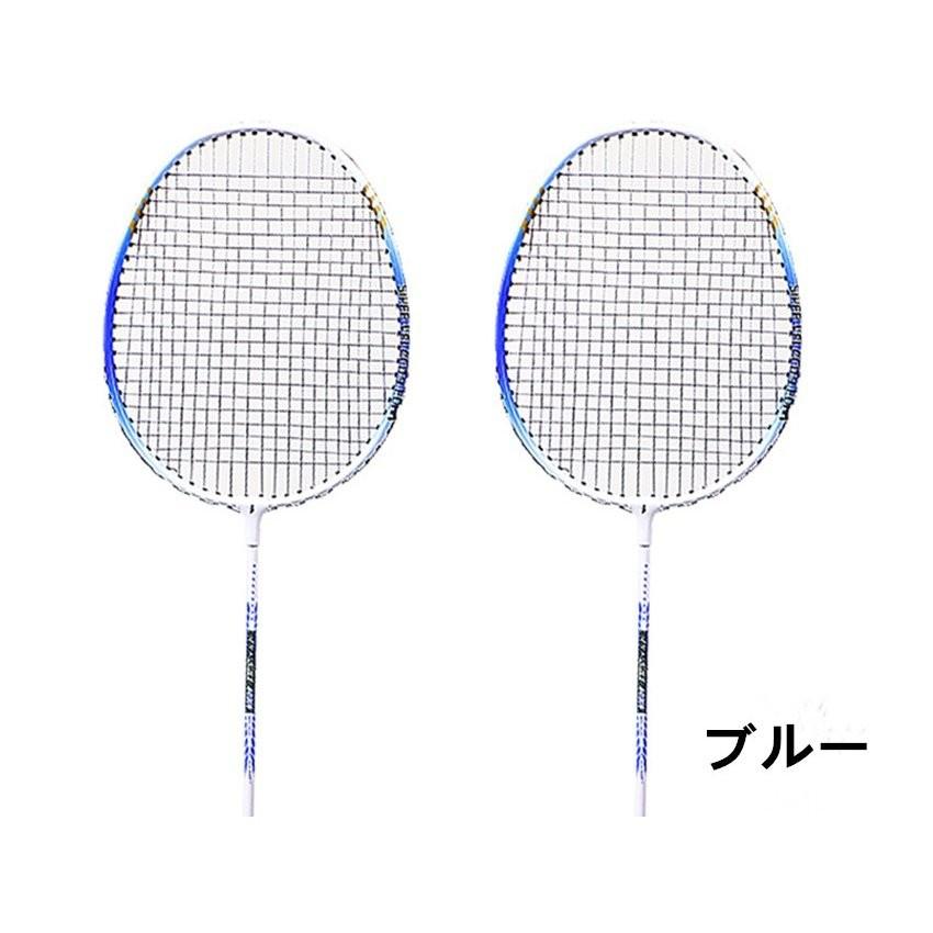 バドミントンラケット 2本セット ケース付き 初心者 練習 親子 バドミントンラケット 2本セット ケース付き 初心者 練習 親子