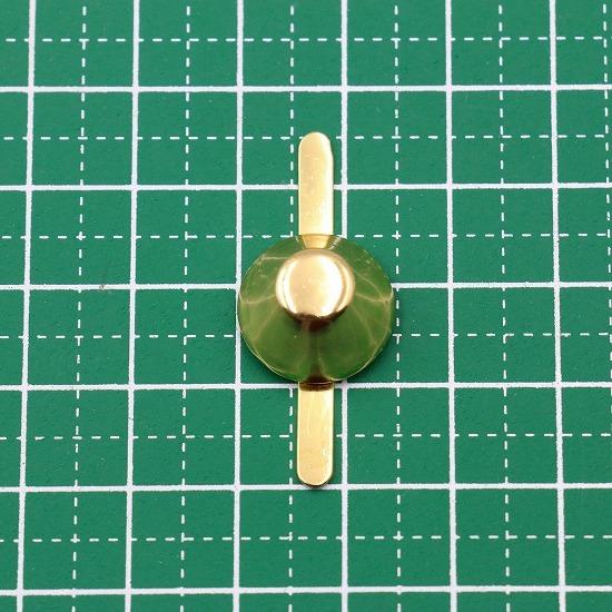 底鋲 差込式 10個 15mm 桶型 全5色 カバン バッグ 金具 台形 手芸 割
