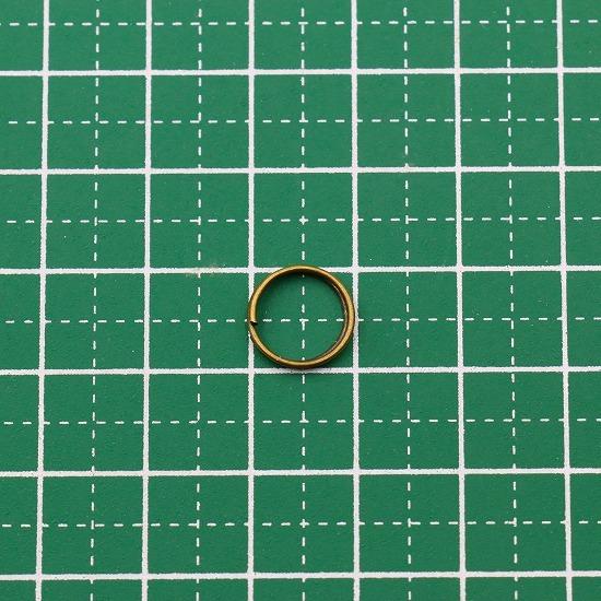 二重丸カン 外径10mm 200個 全5色 二重リング 丸カン ハンドメイド