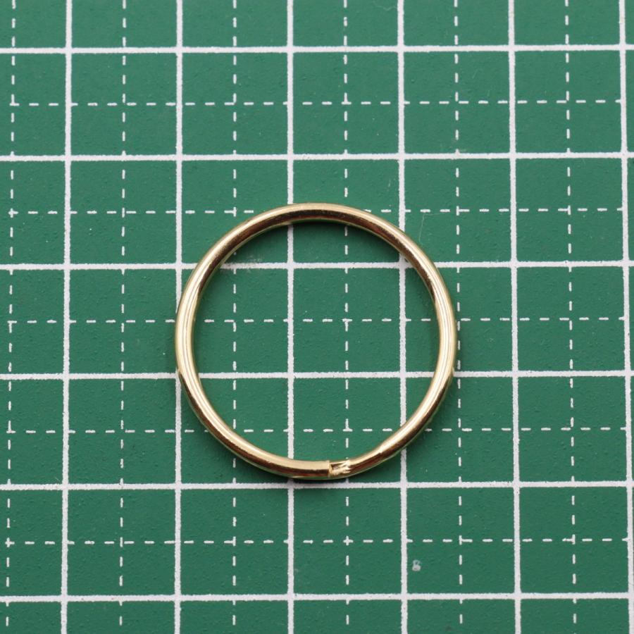 二重丸カン 二重リング 丸カン 外径25mm 20個セット 全5色 