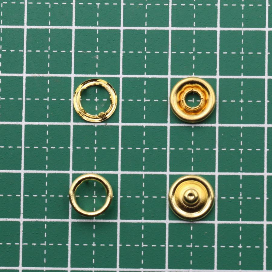 スナップ ボタン 9mm 50組セット 全4色 スナップボタン 手芸 修理 種類
