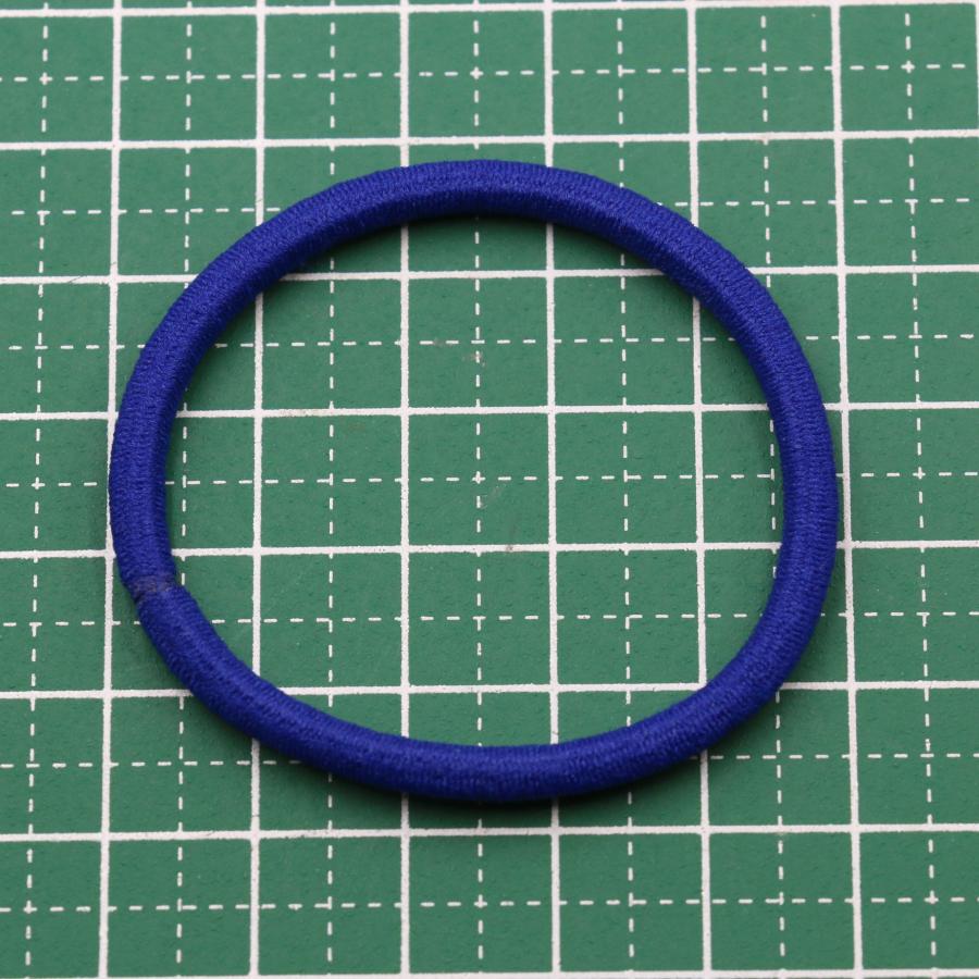 ヘアゴム 直径5cm 太さ4mm 100本セット 全4色(ベージュ、グレー