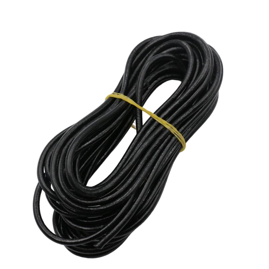 革紐 本革 丸紐 4.8m 3mm 全7色 レザーコード 牛本革 牛紐 革ひも 皮