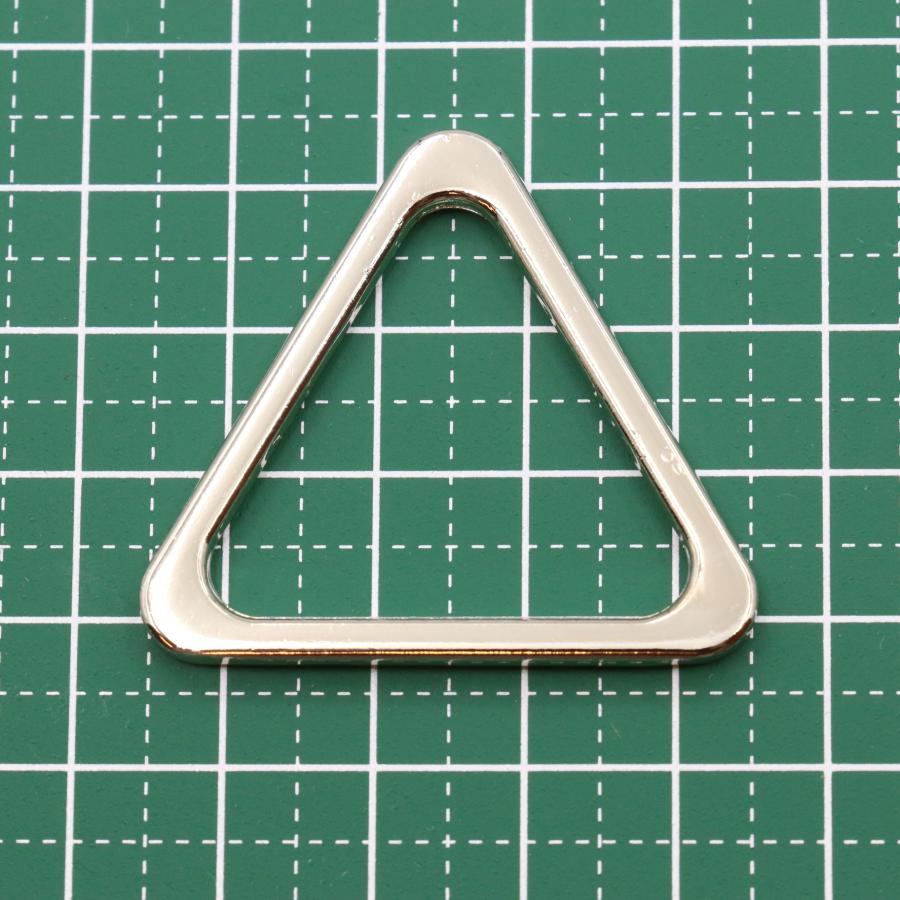 5個] 三角カン 30mm 平型 ハンドメイド 金具 小 小さい 大 大きい