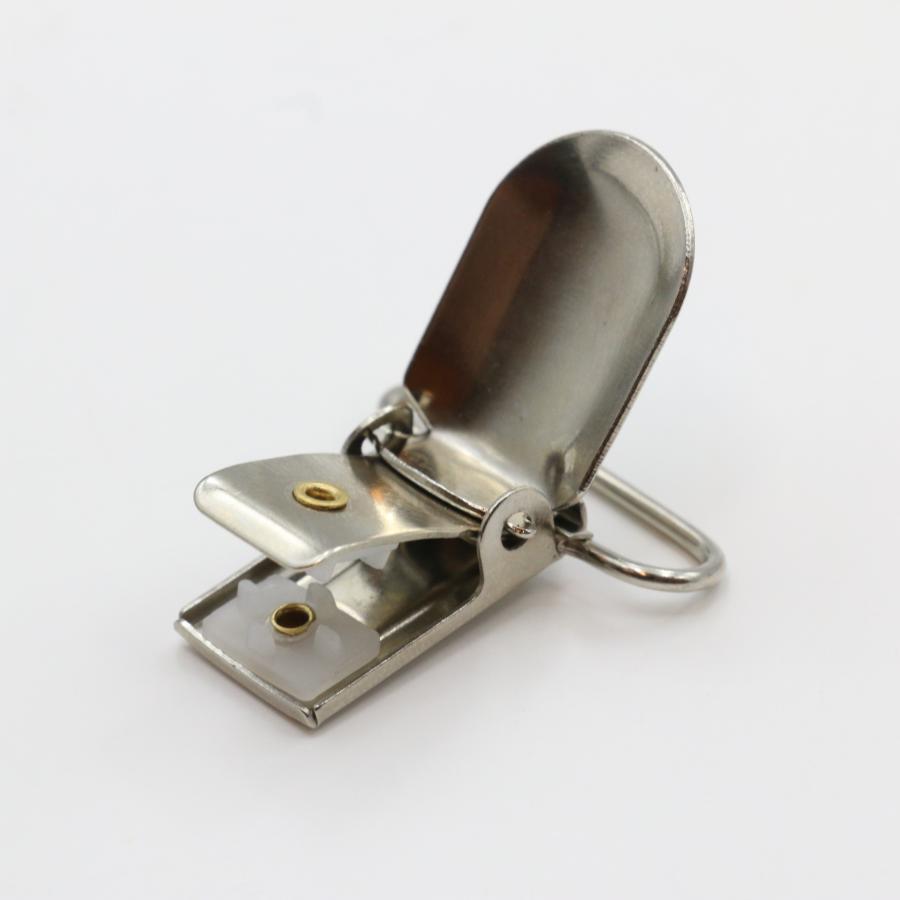 10個] フィッシュクリップ 25mm ワンタッチ クリップ 金属 強力