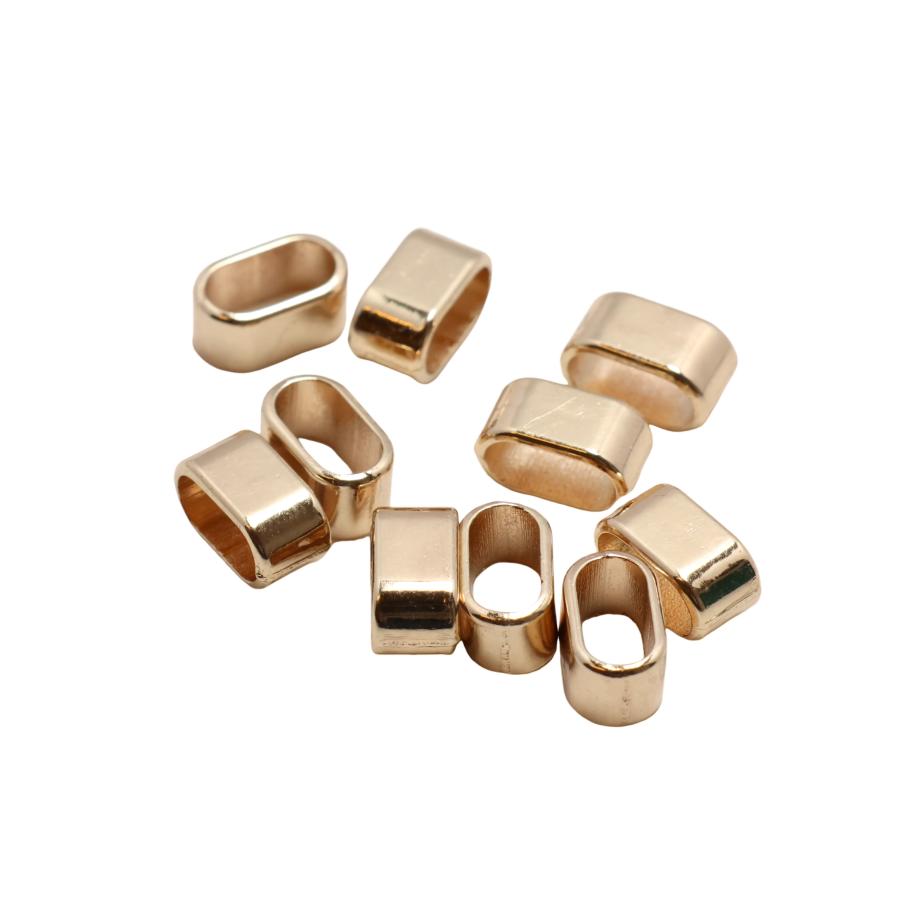 10個] ダブルカン 内径 8mm 全4色 ストラップ 紐止め パーツ スマホ