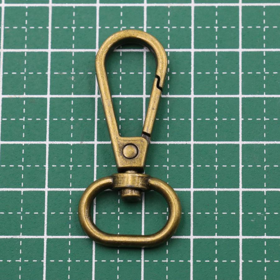 ナスカン 16mm 内径 10個 全4色 回転式 ロック カラビナ なすかん