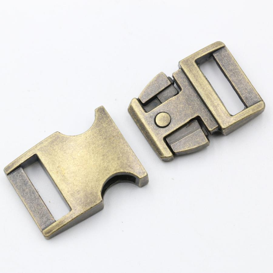 メタル バックル 内径 15mm 全4色 バックルのみ 手芸 金具 メタル