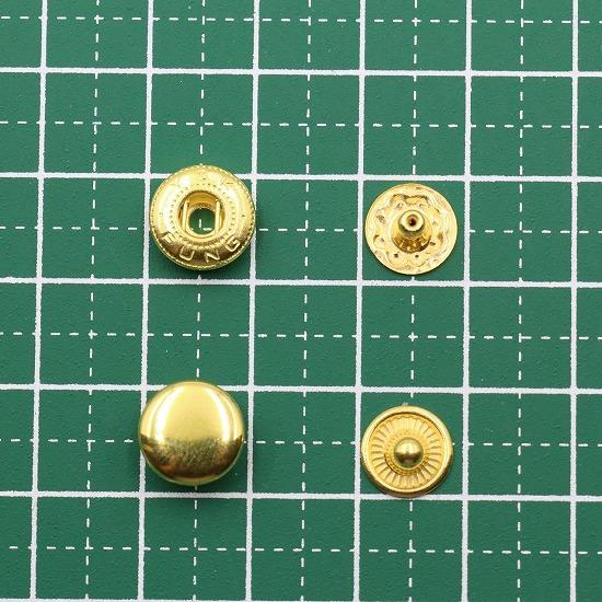 バネホック 50組セット 3サイズ(10mm, 12mm, 15mm) バネホックセット バネホックハンシャ ボタン バネホック 種類 小 全5色(ゴールド、シルバー、ブラック等)｜u2-parts-koubou｜14