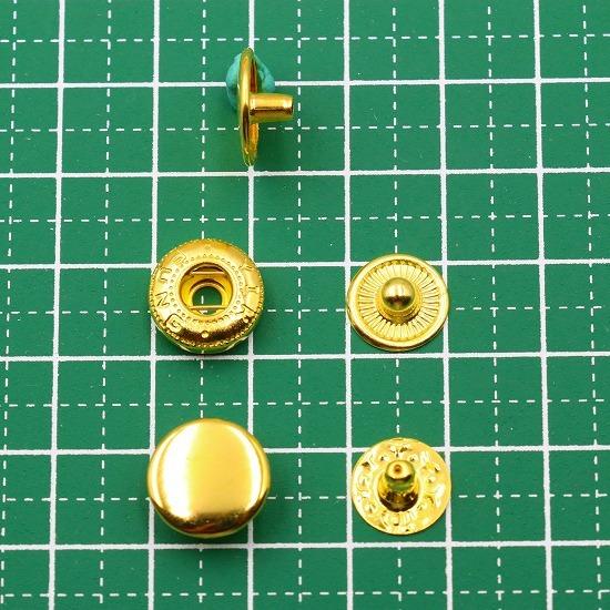 バネホック 50組セット 3サイズ(10mm, 12mm, 15mm) バネホックセット バネホックハンシャ ボタン バネホック 種類 小 全5色(ゴールド、シルバー、ブラック等)｜u2-parts-koubou｜15