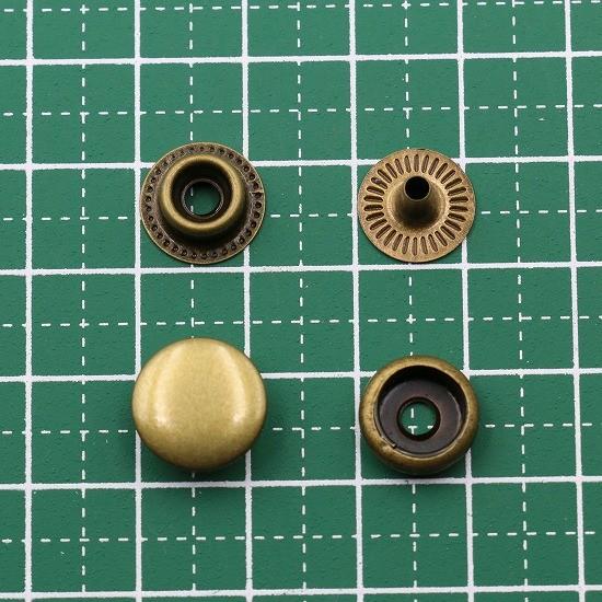 ジャンパーホック 50組セット (12mm, 15mm) 全2サイズ 全4色