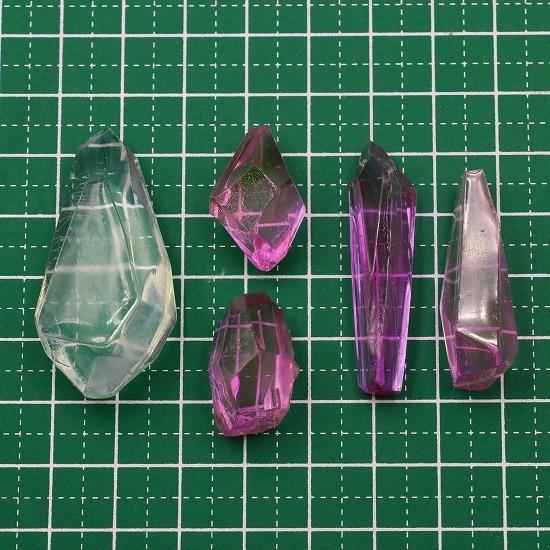 シリコンモールド 鉱石型 4種セット : ハンドメイド手芸用品 KUKU工房