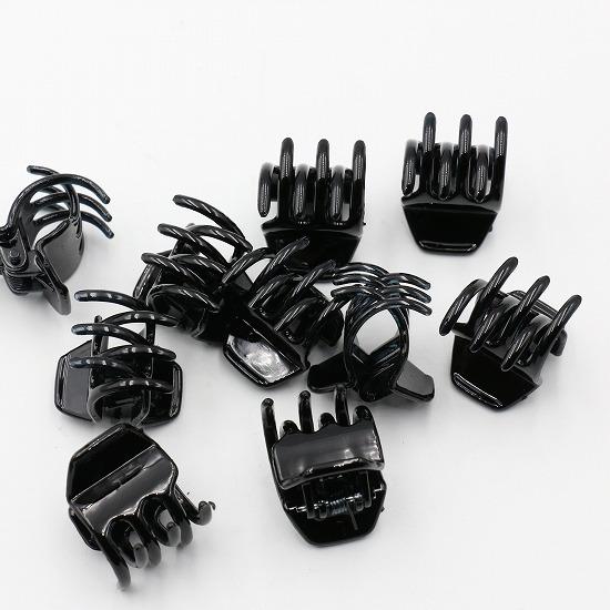 10個】 バンスクリップ 小さめ 2cm ミニ ヘアクリップ しっかり 小