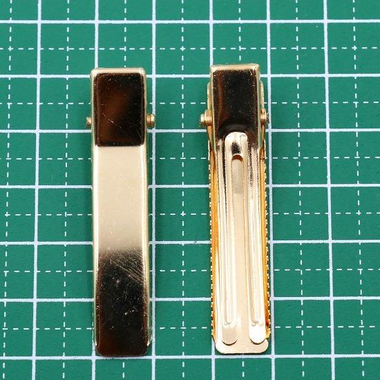 やっとこピン 50個セット 47mm 幅9mm ヘアクリップ ベビークリップ 髪