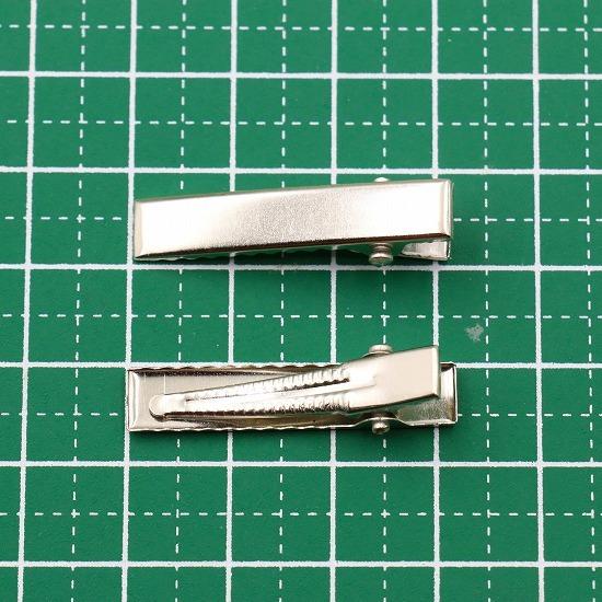やっとこピン 50個セット 30mm 幅6mm ストレート ヘアクリップ ベビー