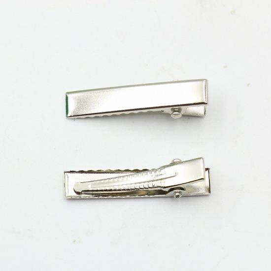 やっとこピン 30mm 50個 幅6mm ストレート ヘアクリップ ベビー