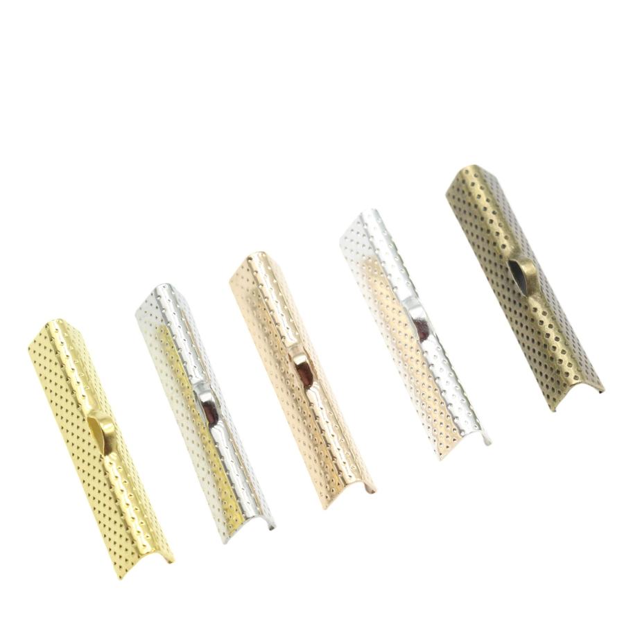 50個セット] ワニカン 金具 30mm ワニ口 クリップ ワニグチ 紐止め