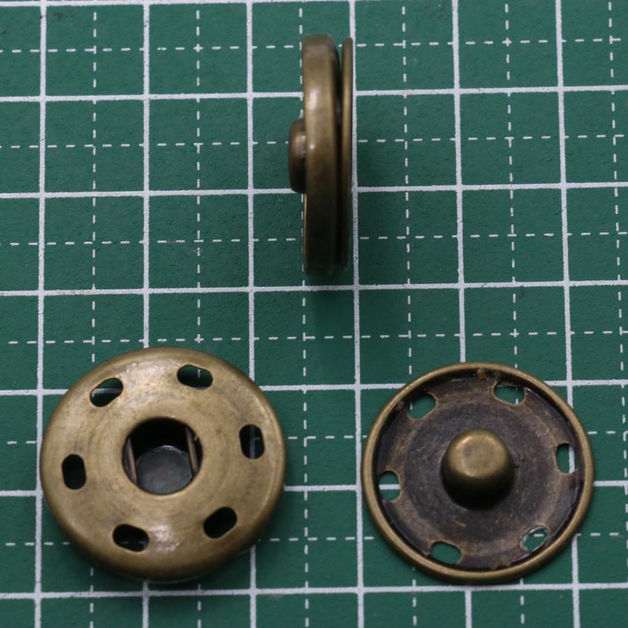 10組] スナップ ボタン 23mm 縫い付け 全5色 スナップボタン 手芸 修理