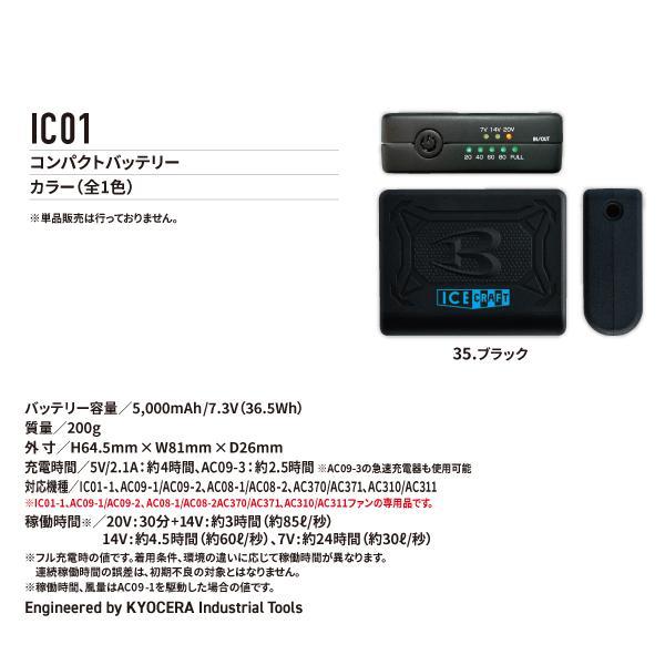BURTLE（バートル） BURTLE IC101S アイスクラフト（ペルチェ）2025SS