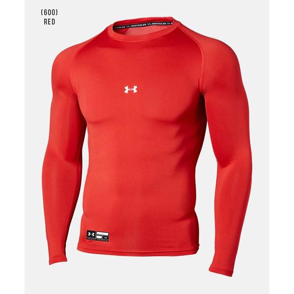 UNDER ARMOUR（アンダーアーマー） アンダーシャツ 長袖 丸首 高校野球