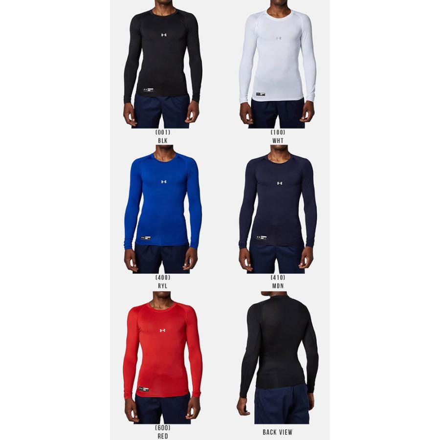 UNDER ARMOUR（アンダーアーマー） アンダーシャツ 長袖 丸首 高校野球