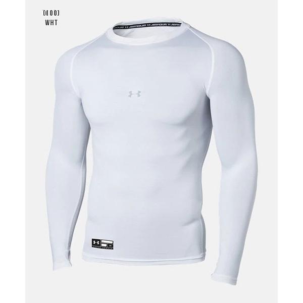 UNDER ARMOUR（アンダーアーマー） アンダーシャツ 長袖 丸首 高校野球
