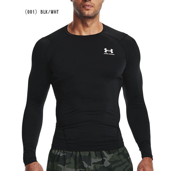 アンダーアーマー コンプレッション シャツ 長袖 丸首 1361524 メンズ ヒートギア UNDER ARMOUR ヒートギア アーマー コンプレッション ロングスリーブ クルー｜uacv｜03