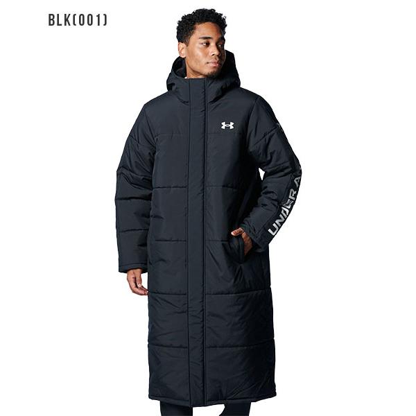 アンダーアーマー ベンチコート ロング STORM1 メンズ LG ブラック