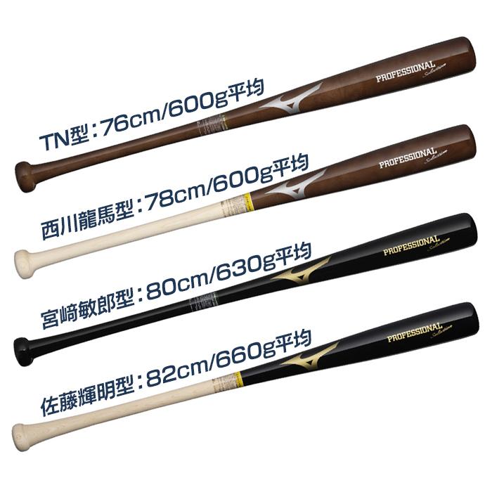 MIZUNO（ミズノ） 野球 バット 軟式 ジュニア 木製 西川 宮崎 佐藤輝明