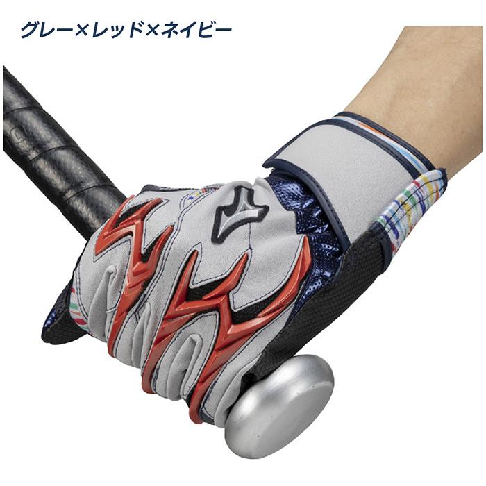 MIZUNO（ミズノ） 野球 バッティング手袋 ジュニア 両手用 水洗い可能