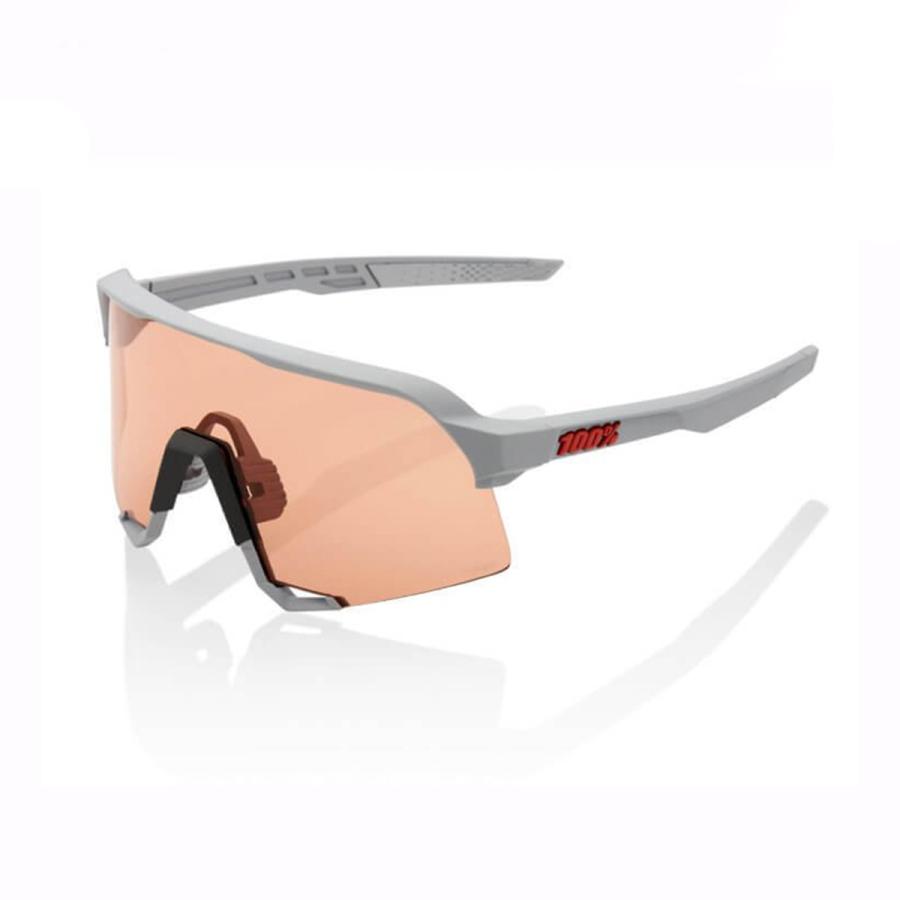 KIOB スポーツサングラス ホワイト/レッド 100% ワンハンドレッド 野球 ソフトボール サングラス スポーツ