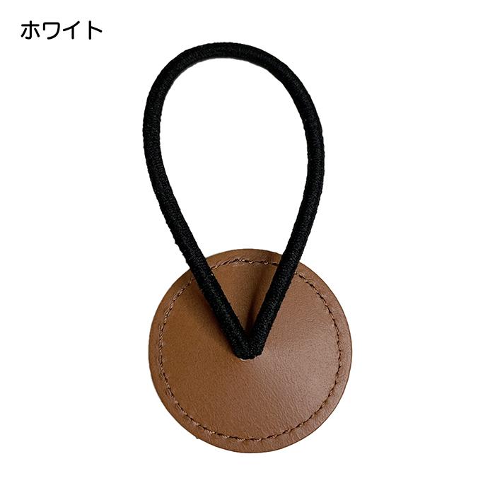 超野球専門店CVオリジナル ヘアゴム レザーアクセサリー ボール縫い目